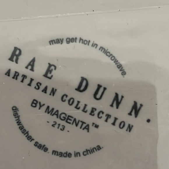 Rae Dunn TORTILLAS Warmer Ceramic- dishwasher and Microwave safe 8” diameter - Picture 6 of 6